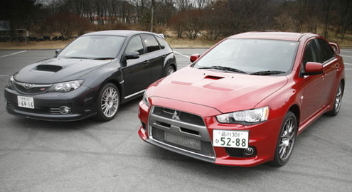 Mitsubishi и Subaru